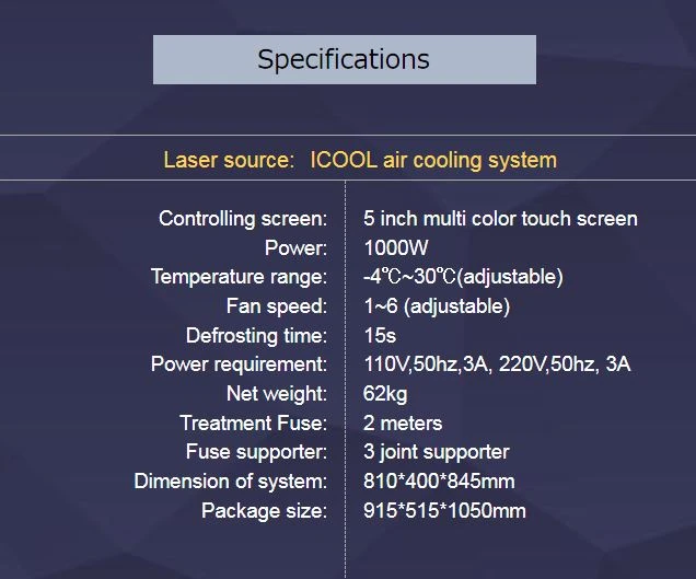 Cold Air Cooling System Medical System/ Skin Cooling Device Cold Air Cooling System Medical System/ Skin Cooling Device